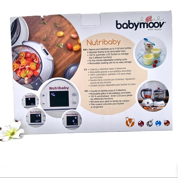 ⭐️HP⭐️NIB Babymoov Nutribaby 5in1 Baby Food Maker - Picture 11 of 15